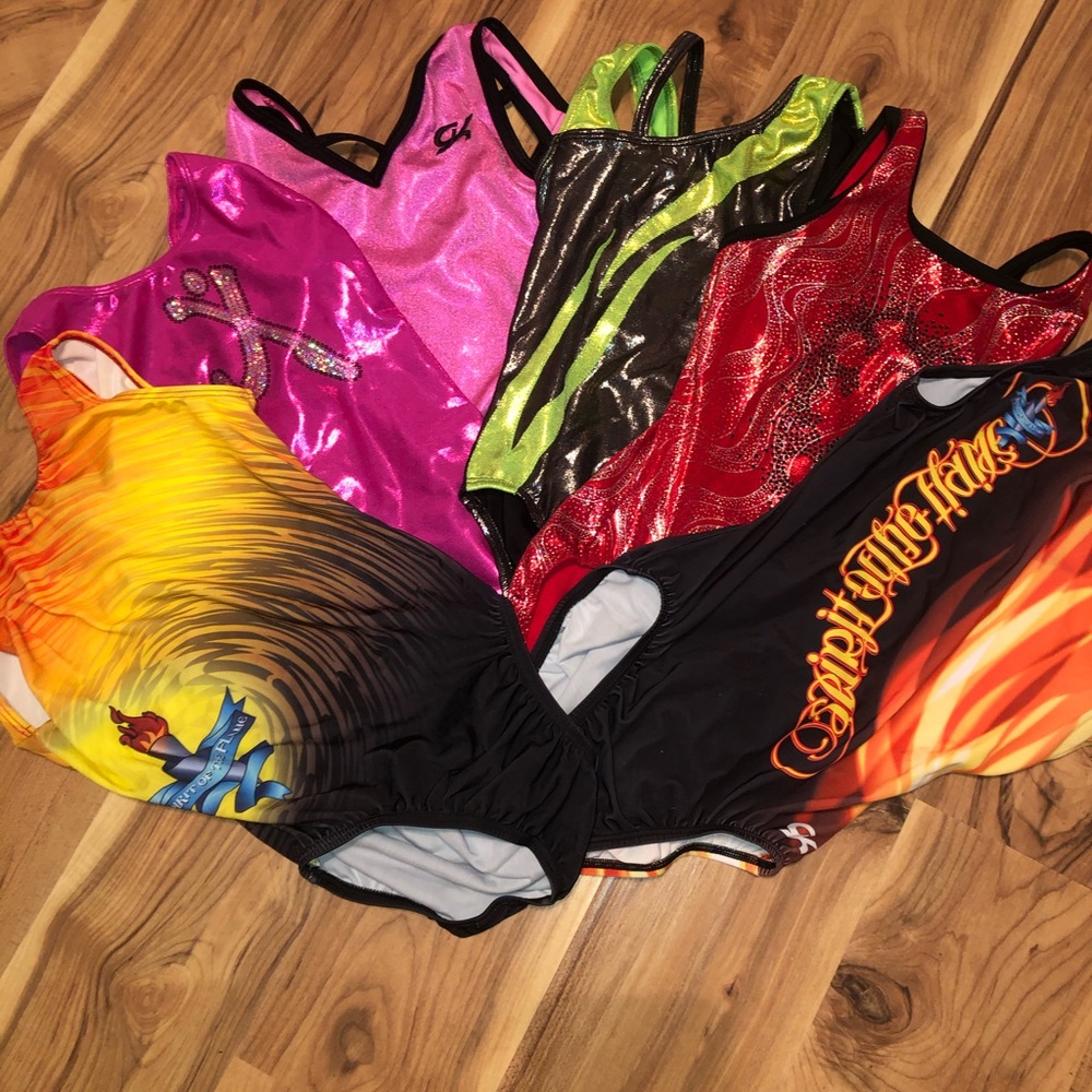 GK gymnastics Leotard bundle